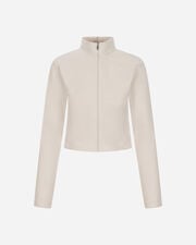 Interlock crop w - Bianco