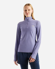 Space dye 1-4 zip ls w - Viola