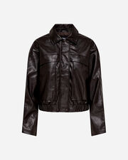 Melle faux leather w - Marrone