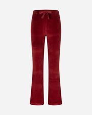 Chenille flared w - Rosso