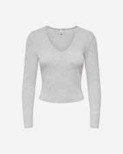 Riley v-neck w - Grigio