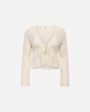 Laya effetto pizzo w - Bianco