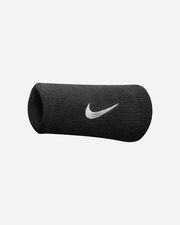 Swoosh doublewide wristbands - Nero