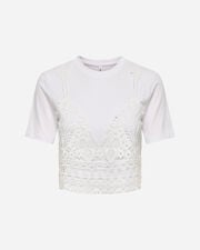Betsy crop w - Bianco