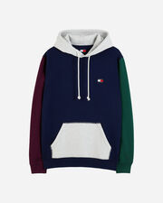Badge fleece color block m - Blu