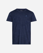 Fabio all over printed m - Blu Navy