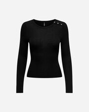 Mille glitter button w - Nero