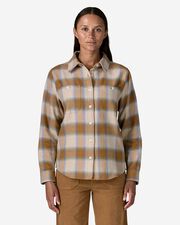 Fjord flannel w - Marrone