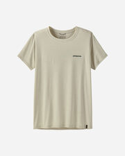 Capilene cool daily logo w - Bianco