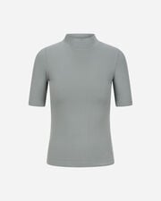 Costina neck lupetto w - Verde