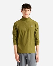 Space dye 1-4 zip ls m - Verde