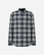 Flannel check m - Grigio