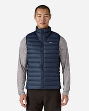 Down sweater m - Blu