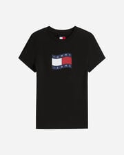 Slim wavy flag w - Nero