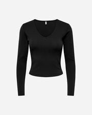 Riley v-neck w - Nero