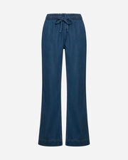 Denim palazzo w - Blu