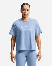 Dri fit pro big logo w - Azzurro