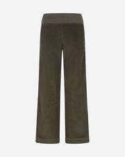 Velluto flare baschina w - Verde