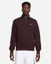 Club half zip m - Marrone