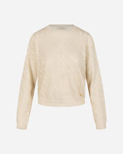 Allover logo w - Beige