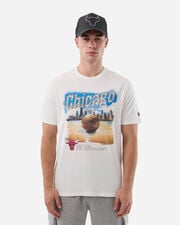 Chicago bulls nba beach graphic m - Bianco