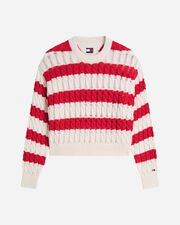 Loose cable stripe w - Bianco