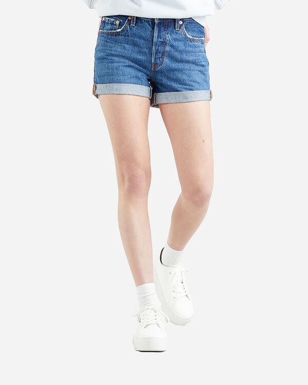 501 rolled short denim w