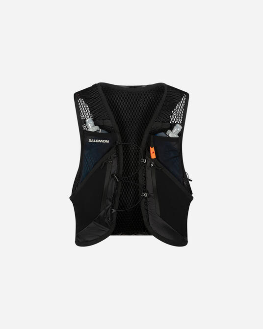 Salomon Active Skin 12 Set +2 Flask 5 - Zaino Trail Running - Nero