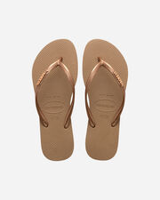 Slim logo metallic w - Rosa