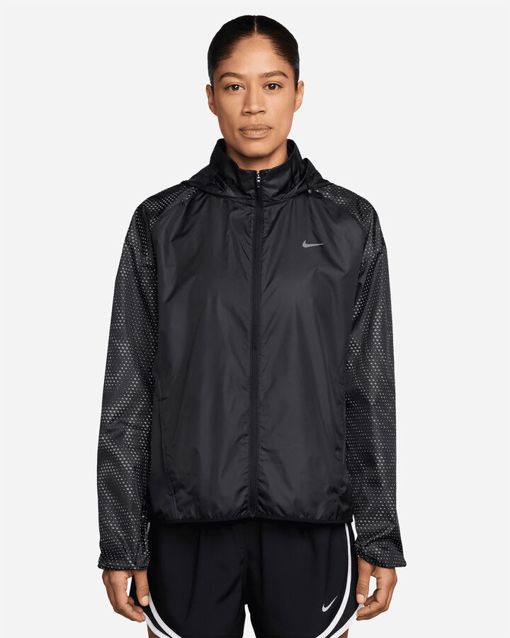 Giacca running - TEMPO REPEL W Nero