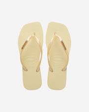 Slim logo metallic w - Beige