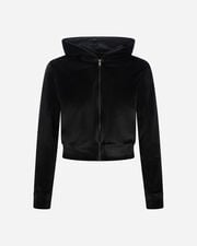 Chenille crop w - Nero