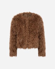 Gigi fur w - Marrone