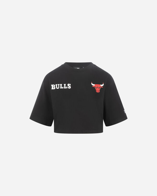 Crop big logo retro chicago bulls w