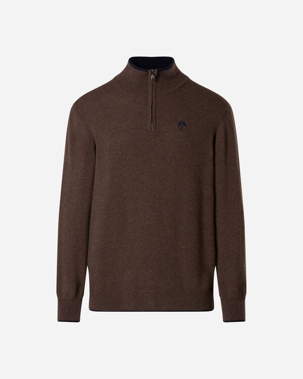 Half zip cashmere m
