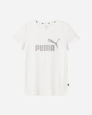 Essential+ glitter logo w - Bianco