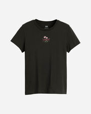 Batwing flowers w - Nero