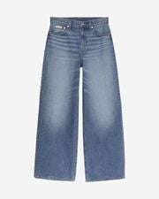 Wide leg reg w - Denim