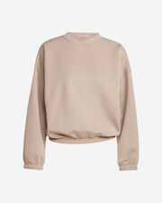 Yoga crew cover-up w - Marrone