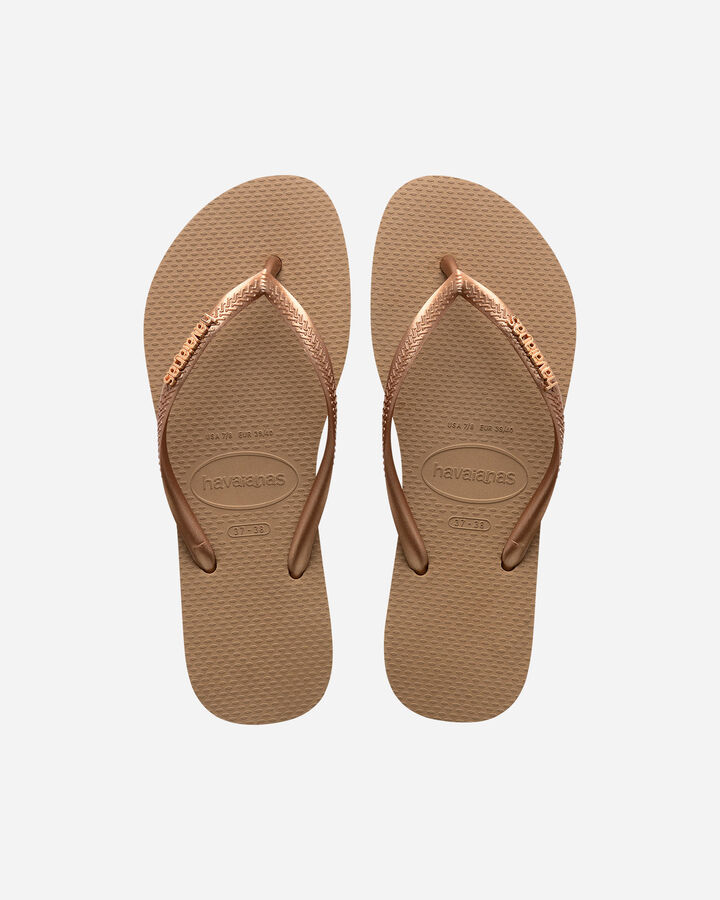 Slim logo metallic w