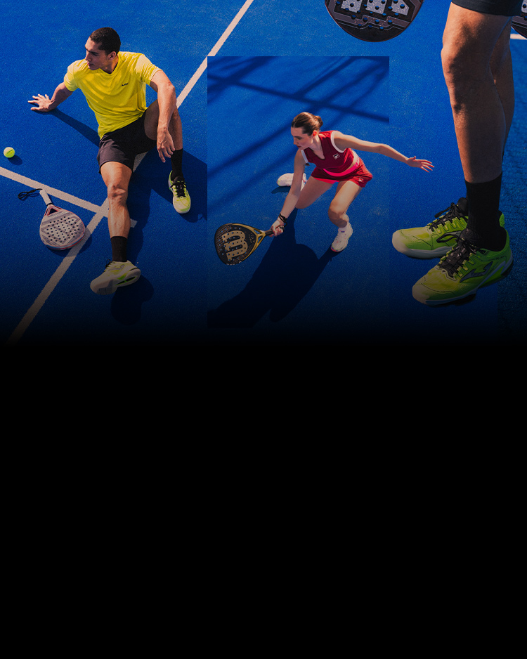 Gruppo di giovani che giocano a padel