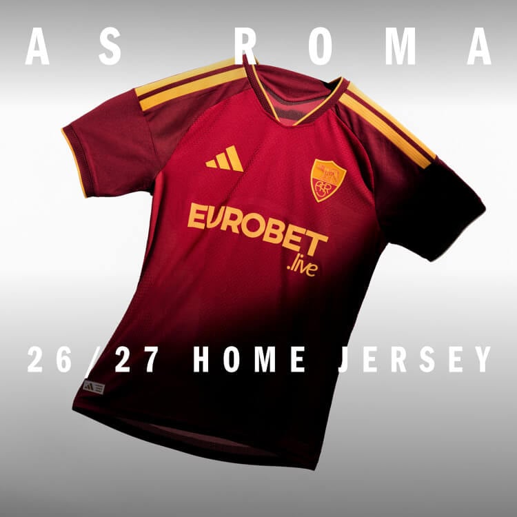 Maglia ufficiale adidas AS Roma Home Jersey 26/27