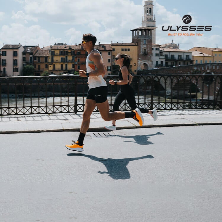 Ragazzi che corrono con scarpe da running Ulysses Waya 2