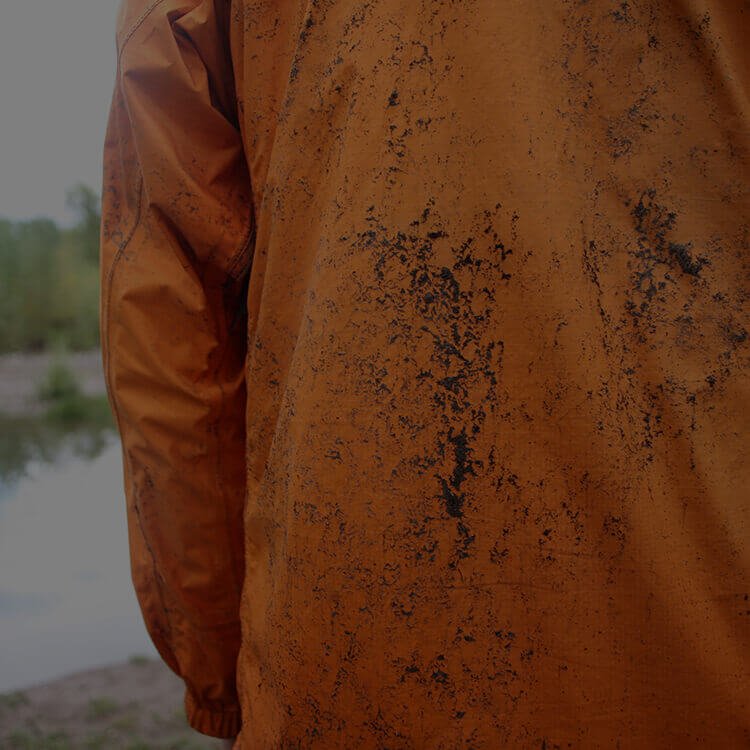 Giacca outdoor sporca