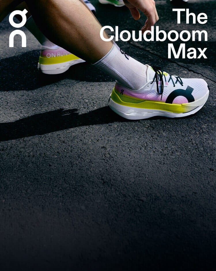 Ragazzi che corrono con scarpe da running On Cloudboom Max