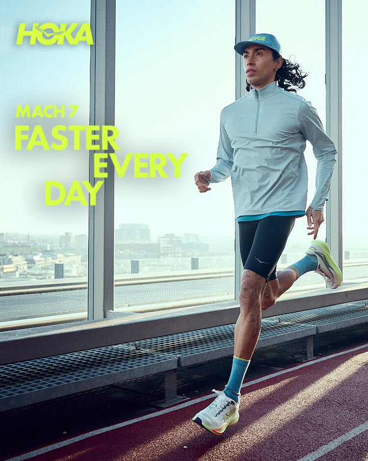 Persone che corrono con scarpe da running Hoka Mach 7