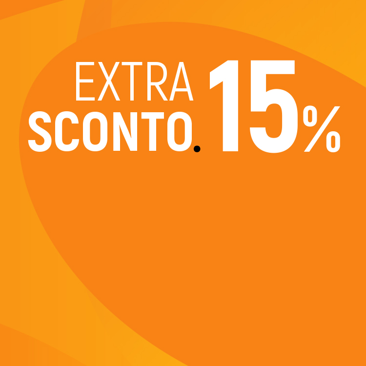 Extra Sconto: 15% per utenti cisalfa pro e extra 10% per registrati a sito - usa codice SALDI