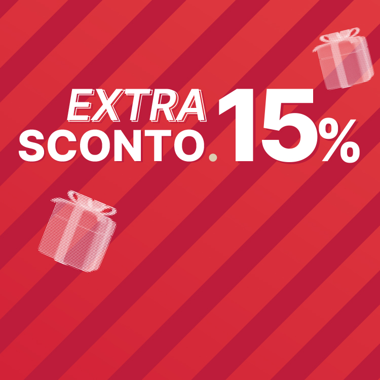 Promo Speciale: Approfitta di un Extra Sconto sul prezzo di vendita. Usa codice XMAS
