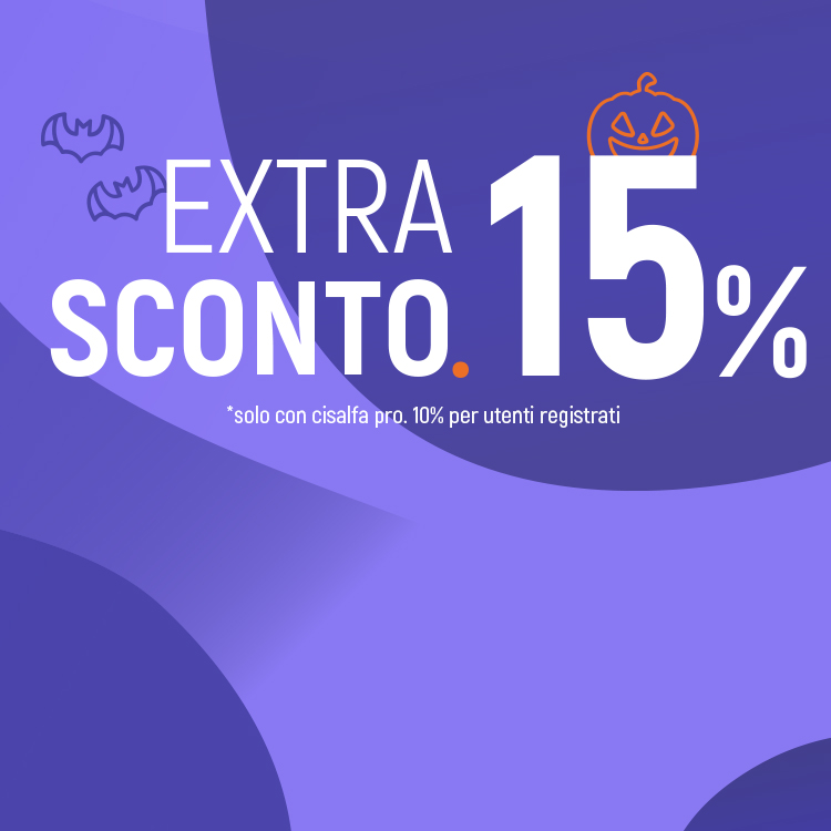 Niente Trucchi, solo sconti: Extra Sconto 15% per utenti pro ed Extra Sconto 10% per utenti registrati. Approfittane ora!