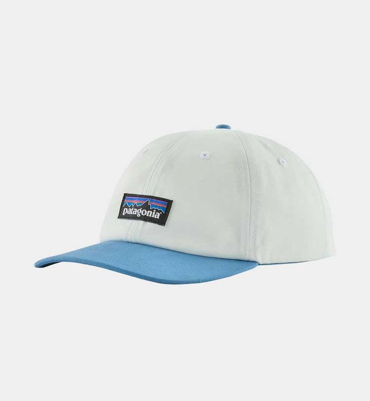 Cappellino Patagonia bianco e azzurro